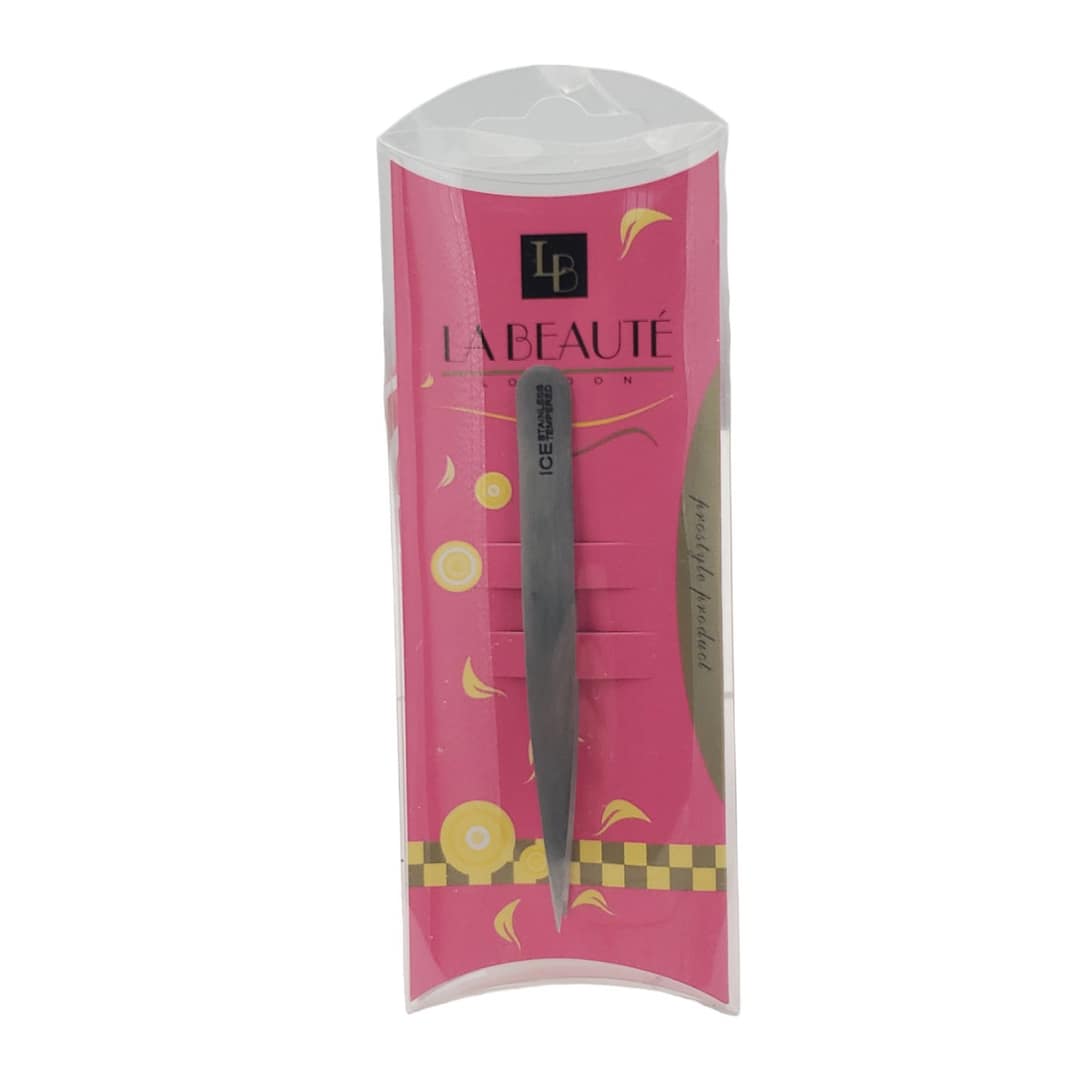 La Beaute 250-10 Tweezer Long Pointed Stainless Steel La Beaute 250-10 Tweezer Long Pointed Stainless Steel