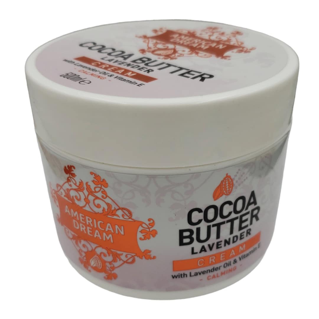 American Dream Cocoa Butter Lavender Cream 500ml American Dream Cocoa Butter Lavender Cream 500ml