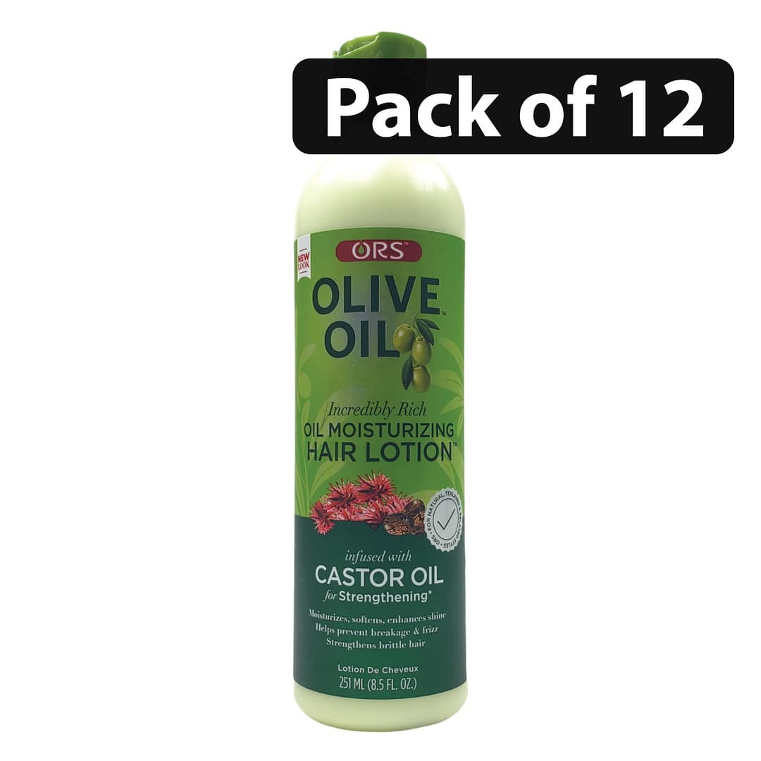 (Pack of 12) ORS Olive Oil Moisturizing Hair Lotion 8.5oz 1 (Pack of 12) ORS Olive Oil Moisturizing Hair Lotion 8.5oz