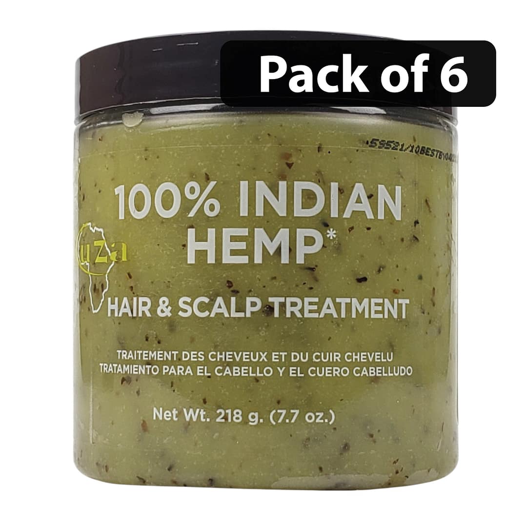 (Pack of 6) Kuza Indian Hemp Hair & Scalp Treatment 7.7oz (Pack of 6) Kuza Indian Hemp Hair & Scalp Treatment 7.7oz