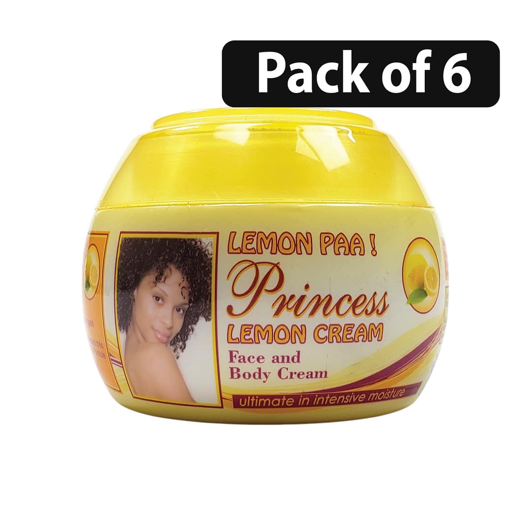 (Pack of 6) Lemon Paa Princess Lemon Cream 150g (Pack of 6) Lemon Paa Princess Lemon Cream 150g