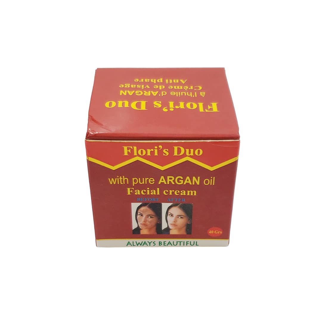 Flori's Duo Facial Cream With Pure Argan Oil 40g Flori's Duo Facial Cream With Pure Argan Oil 40g