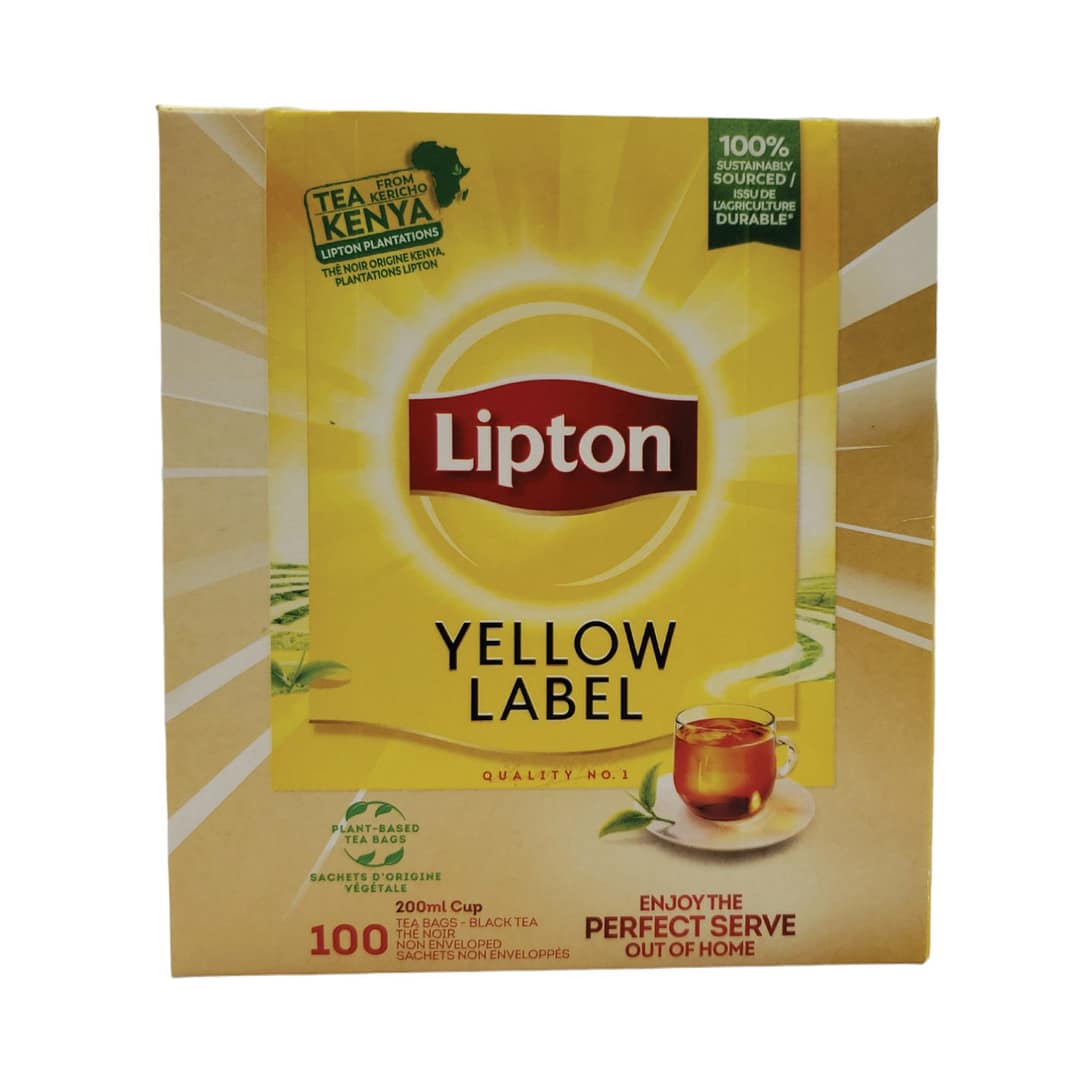 Lipton Yellow Label Black Tea (100 Tea Bags x 2g) 200g Lipton Yellow Label Black Tea (100 Tea Bags x 2g) 200g