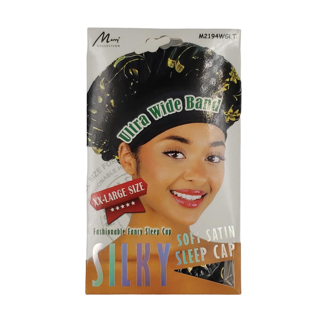 Murry Ultra Wide Band Soft Satin Sleep Cap M2194WGLT Murry Ultra Wide Band Soft Satin Sleep Cap M2194WGLT