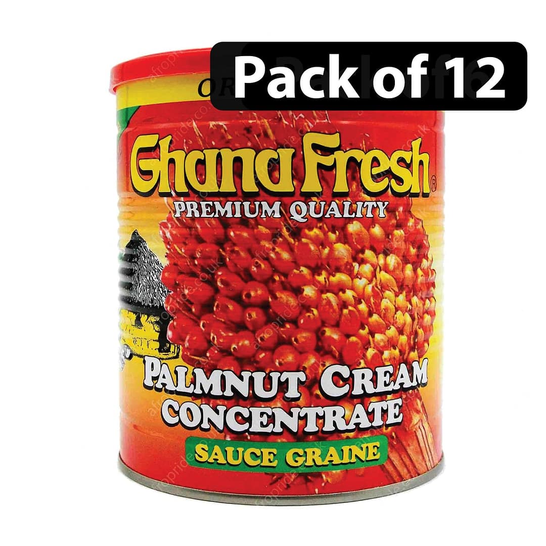 (Pack of 12) Ghana Fresh Palmnut Cream 12.2oz (Pack of 12) Ghana Fresh Palmnut Cream 12.2oz