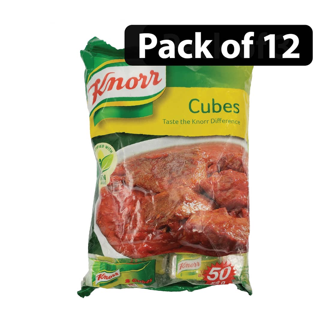 (Pack of 12) Knorr Cubes (50 x 8g) 400g (Pack of 12) Knorr Cubes (50 x 8g) 400g
