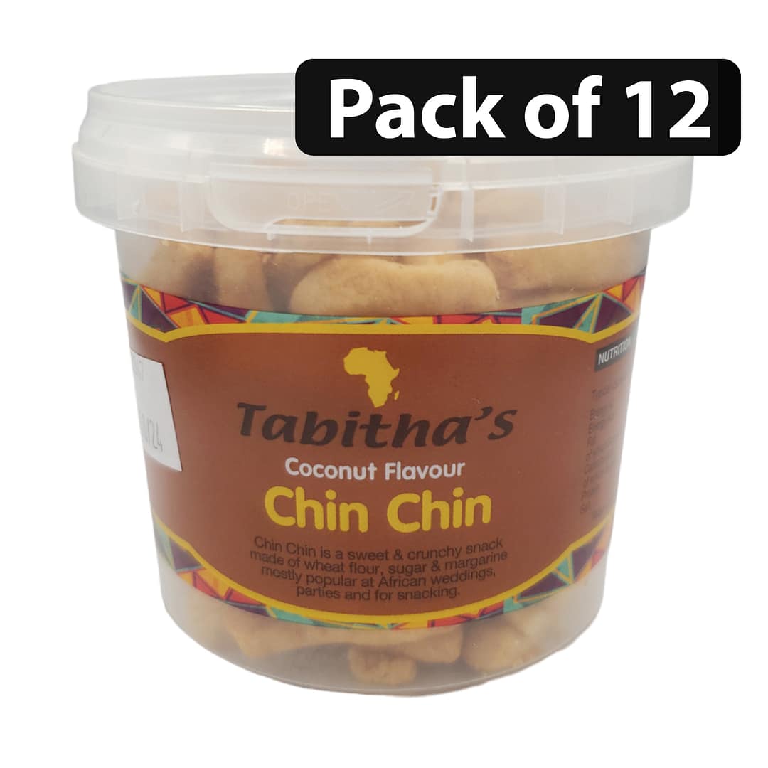 (Pack of 12) Tabitha's Coconut Chin Chin 120g (Pack of 12) Tabitha's Coconut Chin Chin 120g