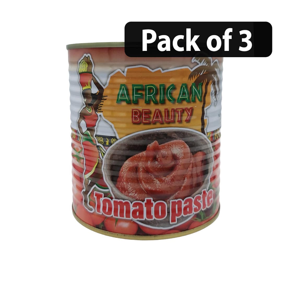 (Pack of 3) African Beauty Tomato Paste 800g (Pack of 3) African Beauty Tomato Paste 800g