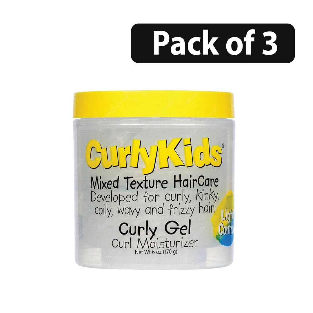 (Pack of 3) CurlyKids Curly Gel Moisturizer 6oz (Pack of 3) CurlyKids Curly Gel Moisturizer 6oz