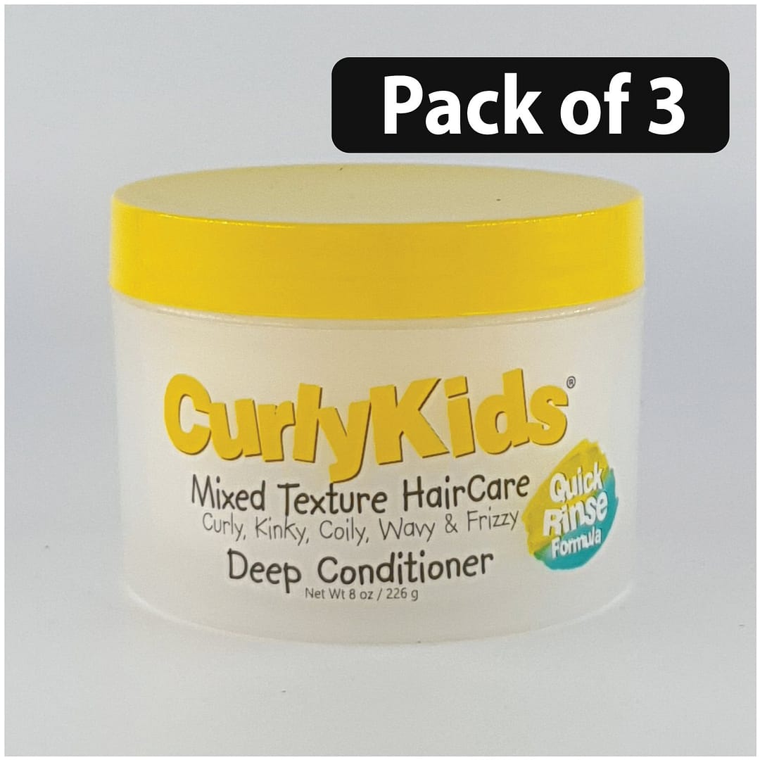 (Pack of 3) CurlyKids Deep Conditioner 8oz (Pack of 3) CurlyKids Deep Conditioner 8oz