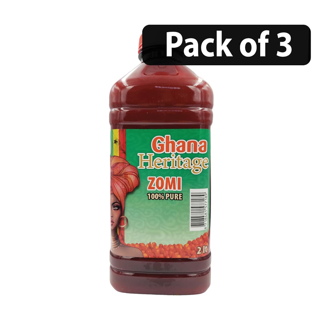 (Pack of 3) Ghana Heritage 100% Pure Zomi 2L (Pack of 3) Ghana Heritage 100% Pure Zomi 2L