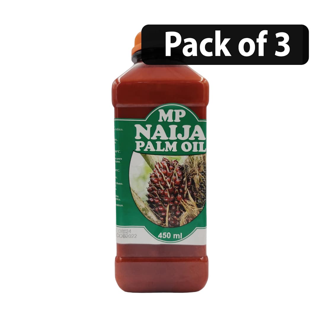 (Pack of 3) MP Naija Palm Oil 450ml (Pack of 3) MP Naija Palm Oil 450ml