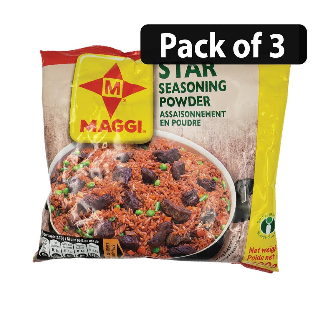 (Pack of 3) Maggi Star Seasoning Powder 400g (Pack of 3) Maggi Star Seasoning Powder 400g