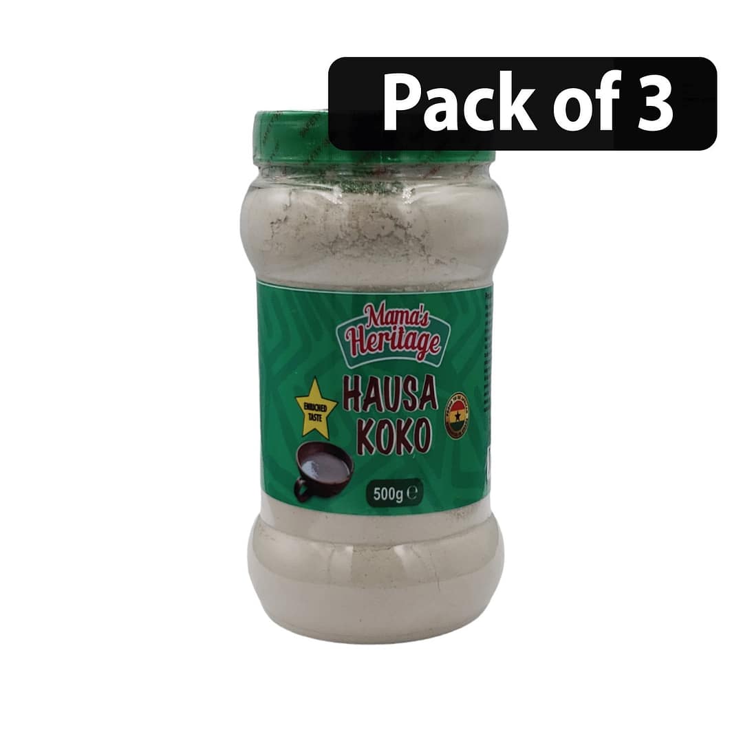 (Pack of 3) Mama's Heritage Hausa Koko 500g (Pack of 3) Mama's Heritage Hausa Koko 500g