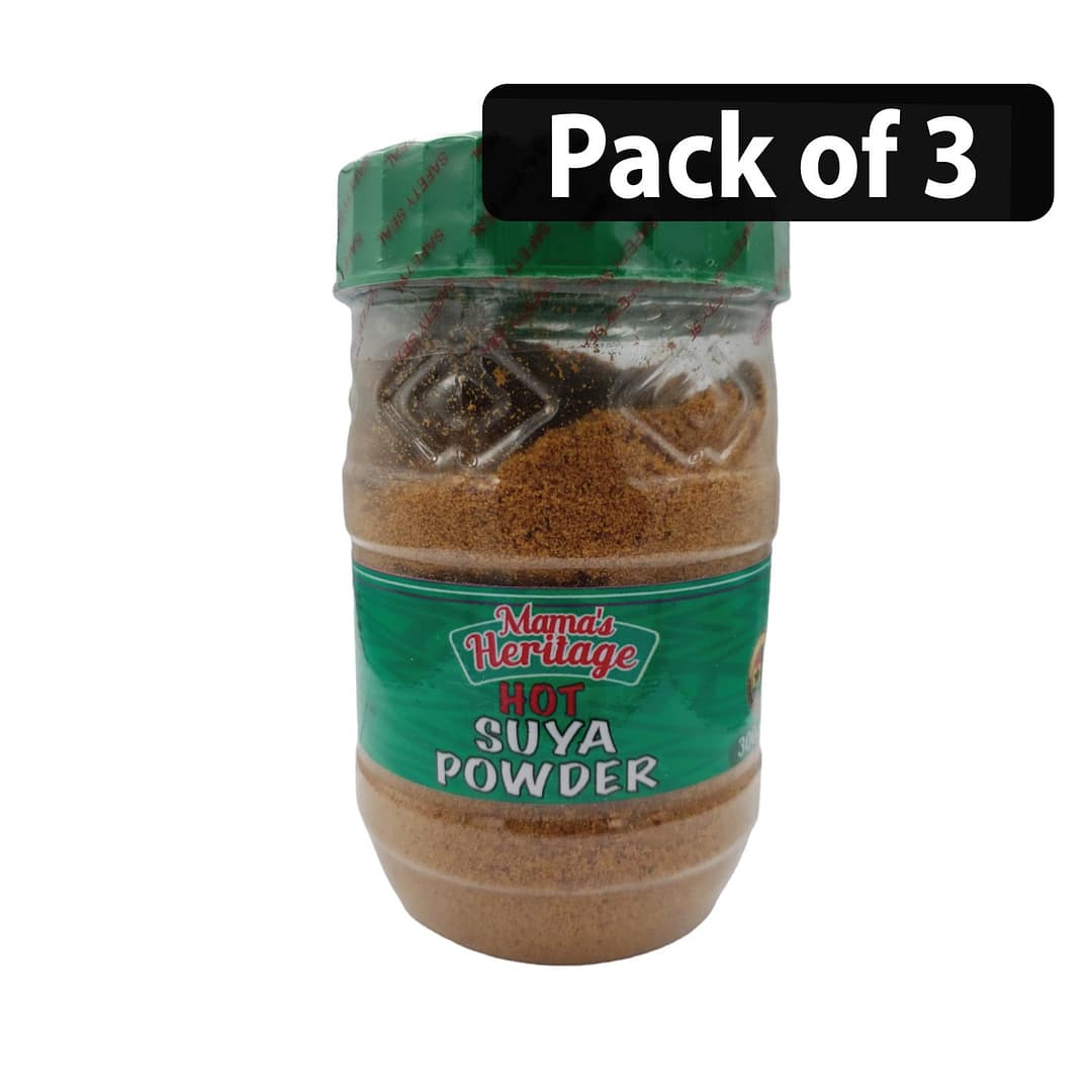 (Pack of 3) Mama's Heritage Hot Suya Powder 300g