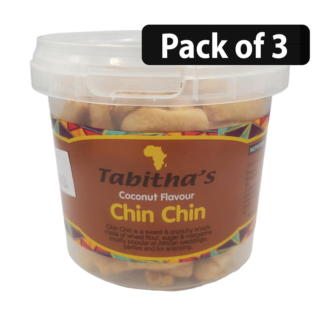 (Pack of 3) Tabitha's Coconut Chin Chin 120g (Pack of 3) Tabitha's Coconut Chin Chin 120g