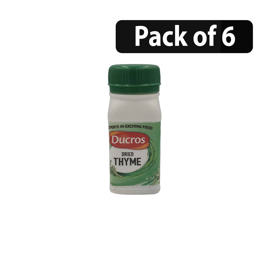 (Pack of 6) Ducros Dried Thyme 10g (Pack of 6) Ducros Dried Thyme 10g