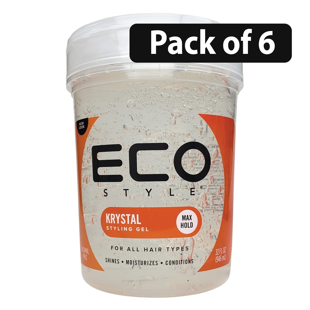 (Pack of 6) Eco Style Gel Krystal 32oz (Pack of 6) Eco Style Gel Krystal 32oz (Pack of 6) Eco Style Gel Krystal 32oz