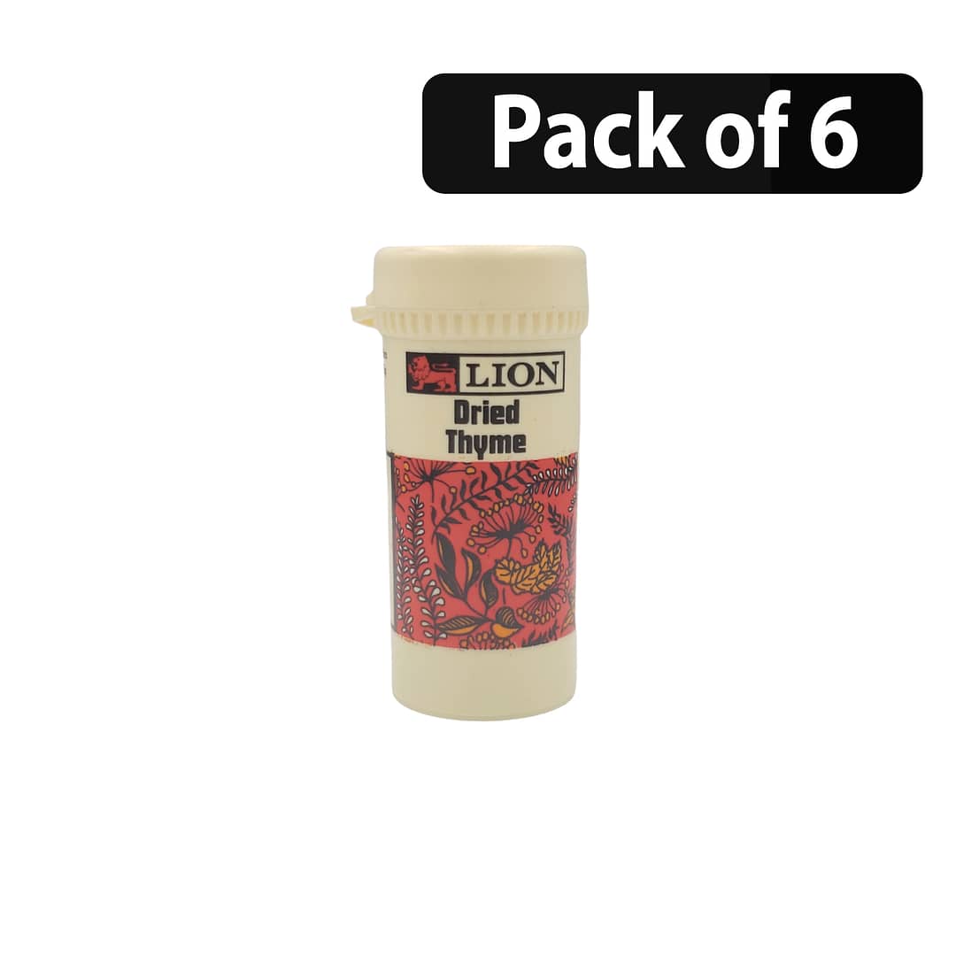 (Pack of 6) Lion Dried Thyme 10g (Pack of 6) Lion Dried Thyme 10g