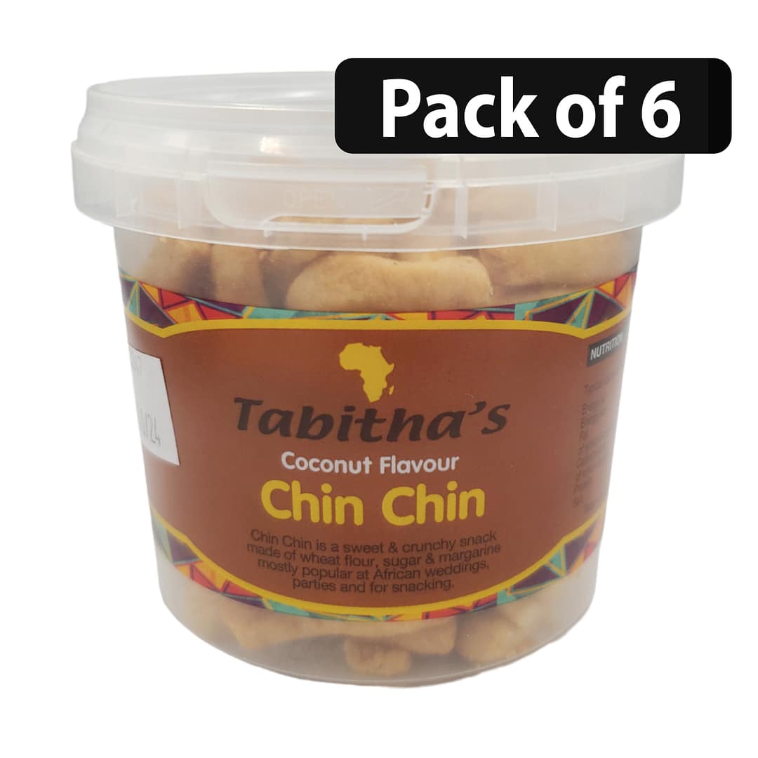 (Pack of 6) Tabitha's Coconut Chin Chin 120g (Pack of 6) Tabitha's Coconut Chin Chin 120g