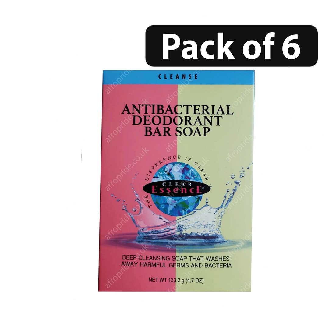 (Pack of 6) Clear Essence Antibacterial Deodorant Bar Soap (Pack of 6) Clear Essence Antibacterial Deodorant Bar Soap
