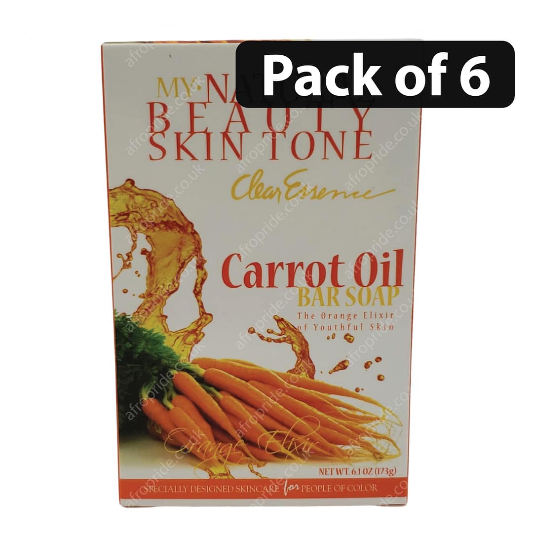 (Pack of 6) Clear Essence Carrot Oil Bar Soap 6oz (Pack of 6) Clear Essence Carrot Oil Bar Soap 6oz