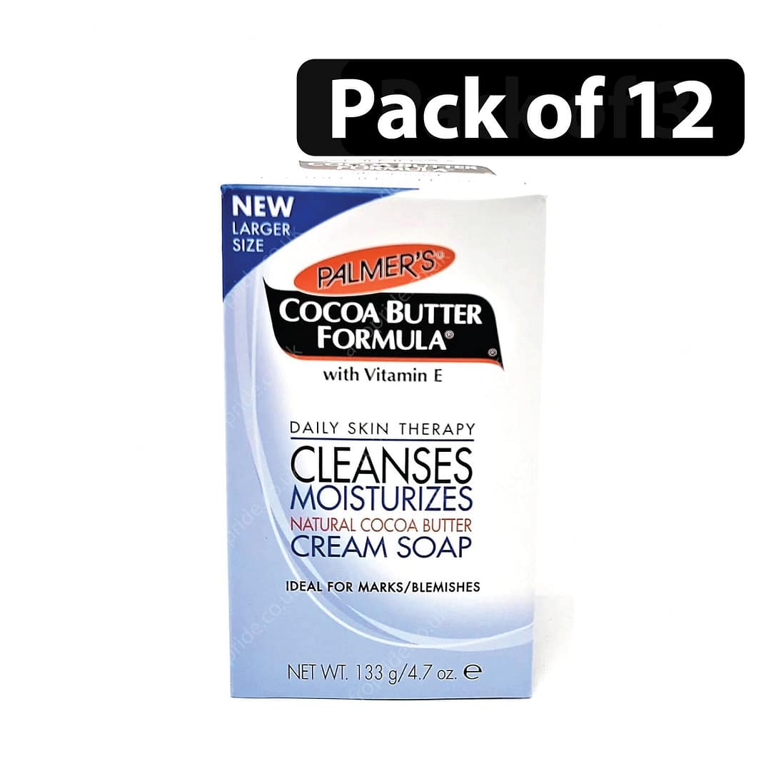 (Pack of 12) Palmer's Cocoa Butter Soap with Vitamin-E 4.7oz