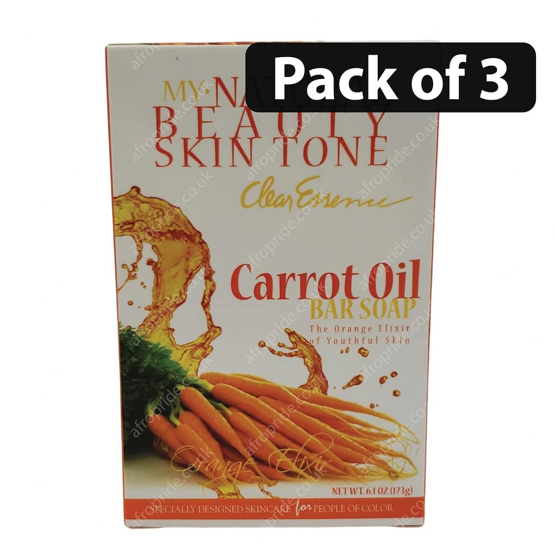 (Pack of 3) Clear Essence Carrot Oil Bar Soap 6oz (Pack of 3) Clear Essence Carrot Oil Bar Soap 6oz