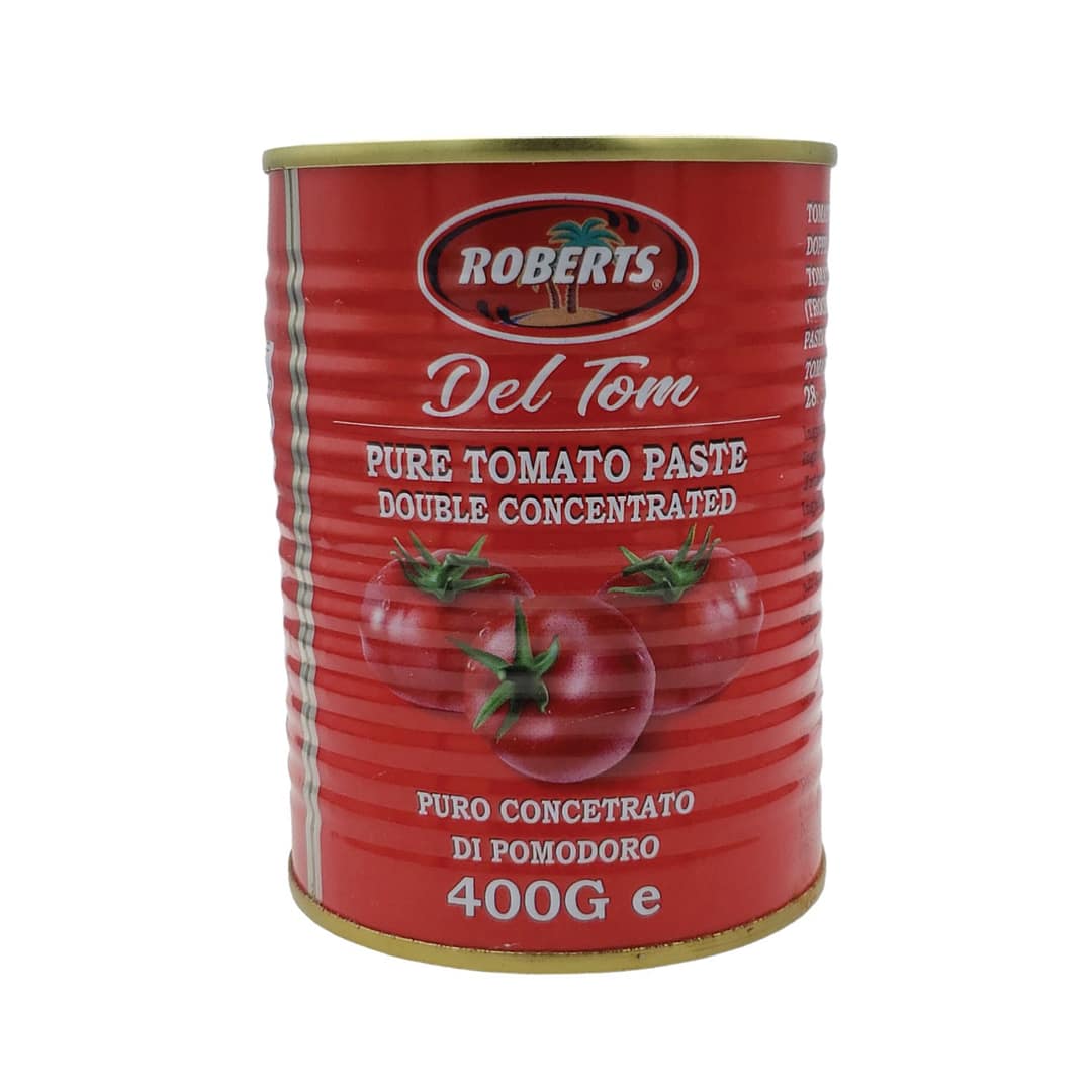 Roberts Del Tom Pure Tomato Paste 400g Roberts Del Tom Pure Tomato Paste 400g