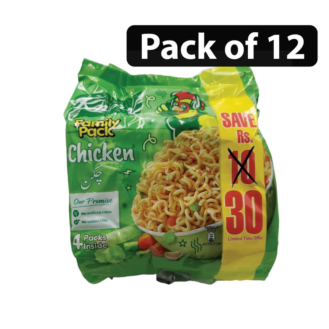(Pack of 12) Knorr Family Pack Chicken Noodles 4Packs Inside (Pack of 12) Knorr Family Pack Chicken Noodles 4Packs Inside