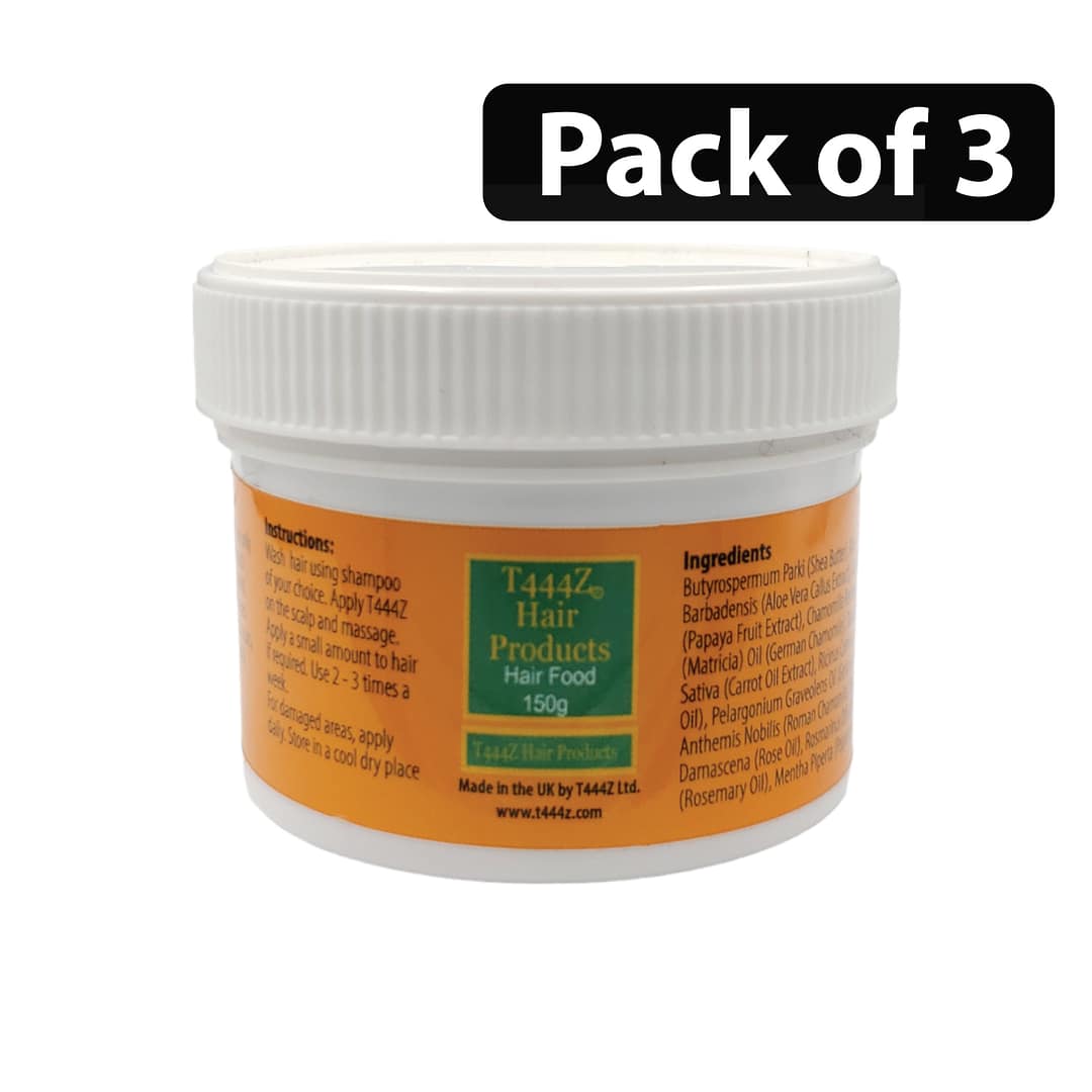 (Pack of 3) T444Z Hair Products Hair Food 150g (Pack of 3) T444Z Hair Products Hair Food 150g