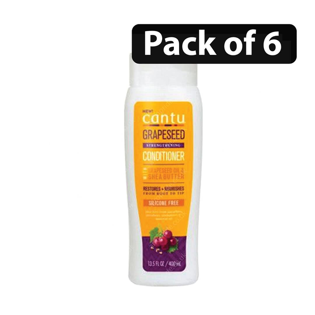 (Pack of 6) Cantu Grapeseed Strengthening Conditioner 13.5oz (Pack of 6) Cantu Grapeseed Strengthening Conditioner 13.5oz