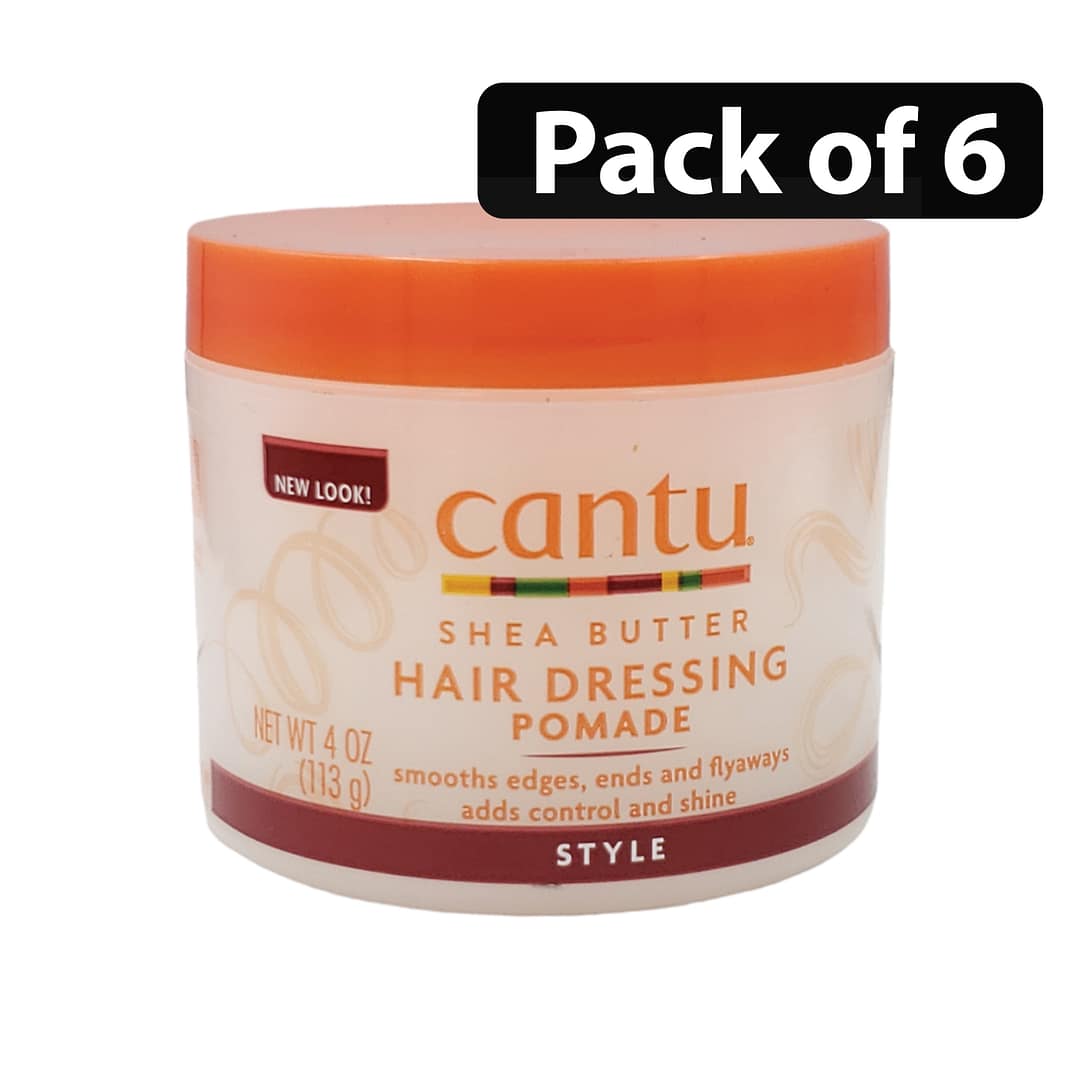 (Pack of 6) Cantu Shea Butter Hair Dressing Pomade 4oz (Pack of 6) Cantu Shea Butter Hair Dressing Pomade 4oz
