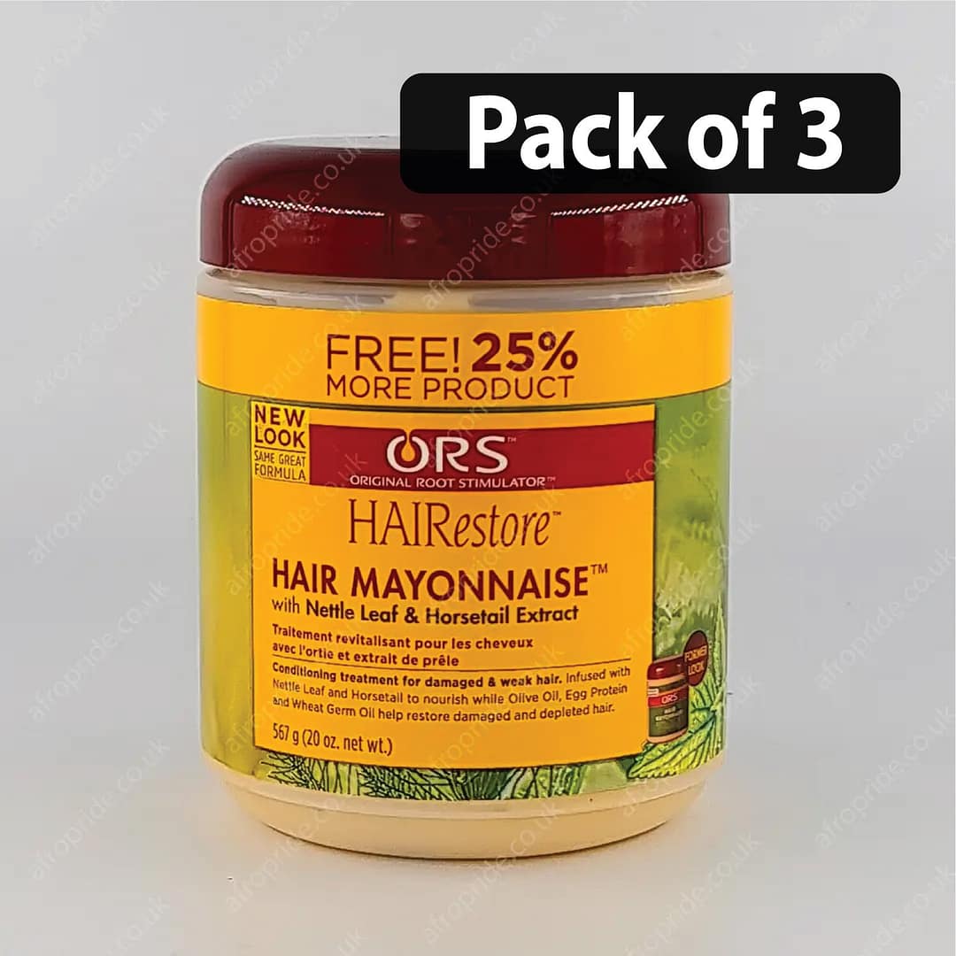 (Pack of 3) ORS HAIRestore Hair Mayonnaise 567g (Pack of 3) ORS HAIRestore Hair Mayonnaise 567g