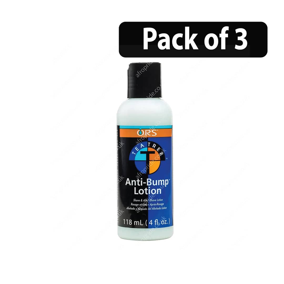 (Pack of 3) ORS Tea Tree Anti-Bump Lotion 4oz (Pack of 3) ORS Tea Tree Anti-Bump Lotion 4oz