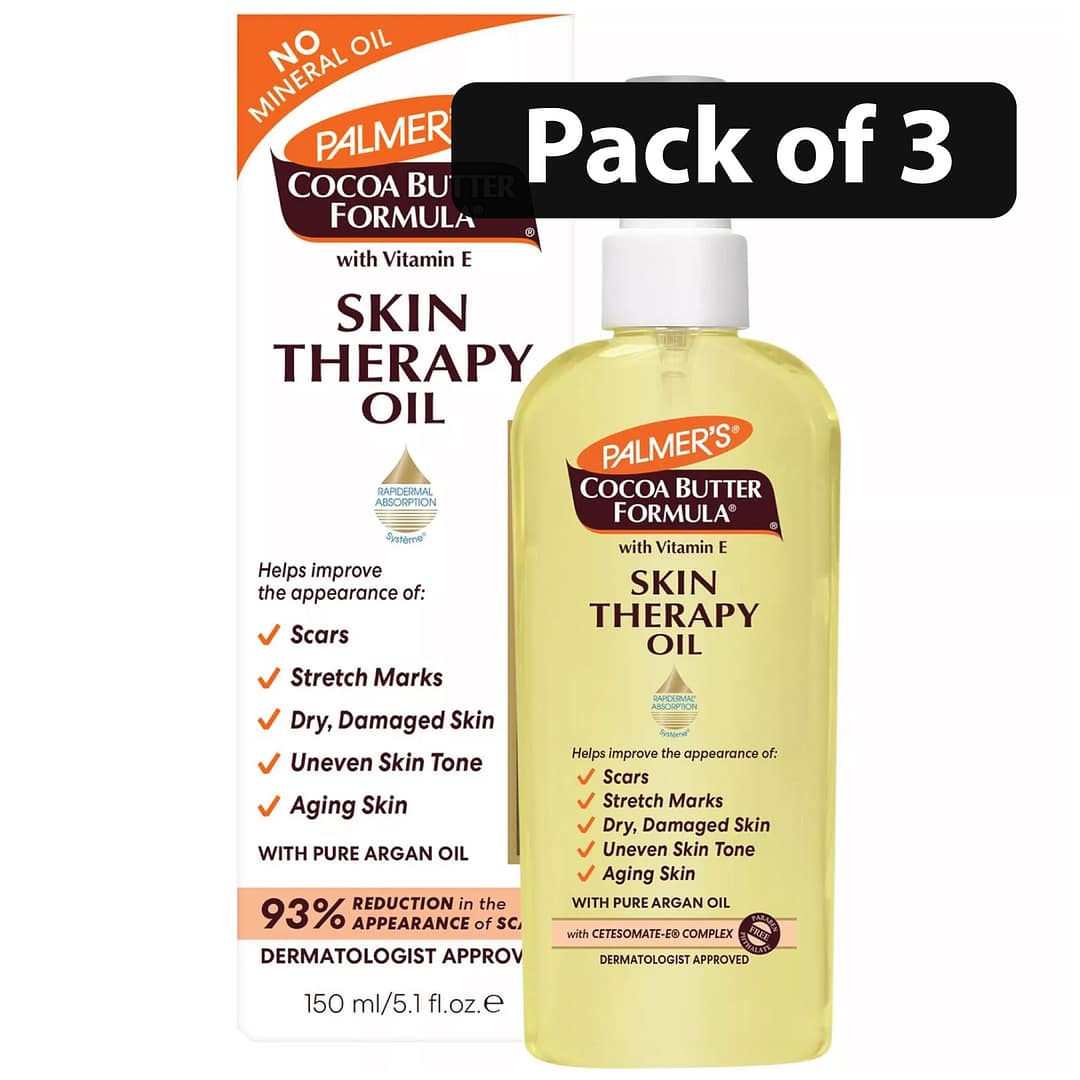 (Pack of 3) Palmer's Cocoa Butter Skin Therapy Oil 5.1oz (Pack of 3) Palmer's Cocoa Butter Skin Therapy Oil 5.1oz