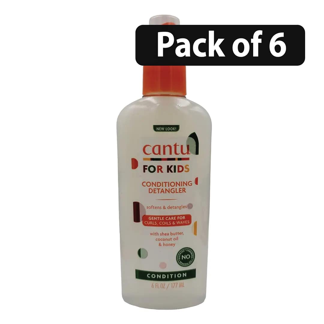 (Pack of 6) Cantu Care For Kids Conditioning Detangler 6oz (Pack of 6) Cantu Care For Kids Conditioning Detangler 6oz