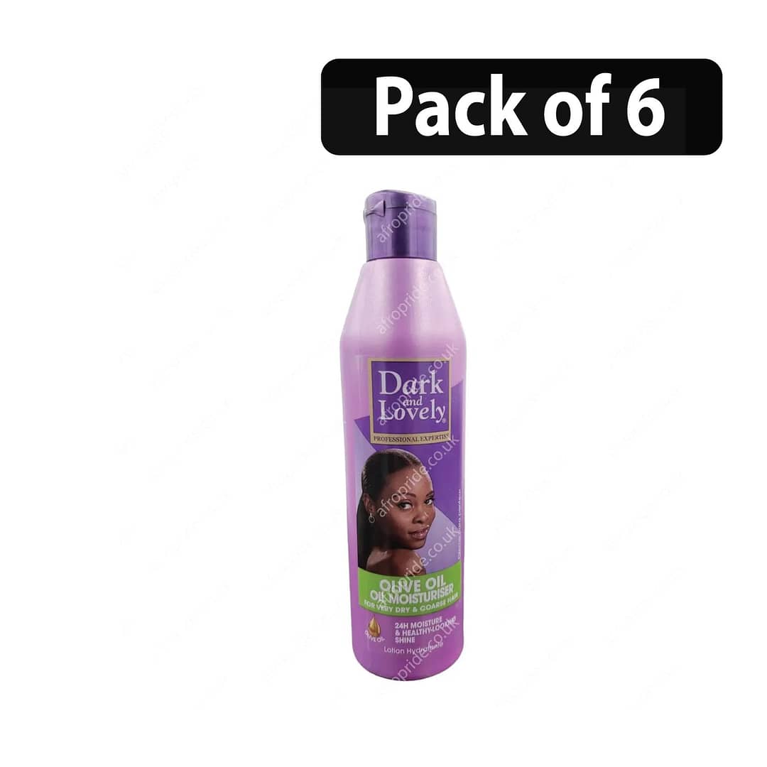 (Pack of 6) Dark & Lovely Olive Oil Moisturizer 250ml (Pack of 6) Dark & Lovely Olive Oil Moisturizer 250ml