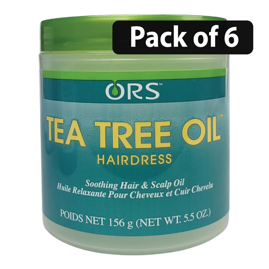 (Pack of 6) ORS Tea Tree Hairdress 156g 1 (Pack of 6) ORS Tea Tree Hairdress 156g (Pack of 6) ORS Tea Tree Hairdress 156g