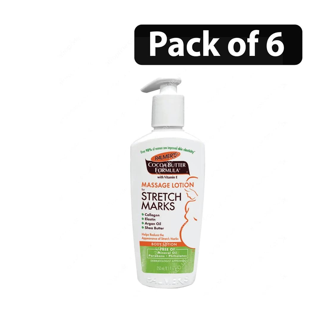 (Pack of 6) Palmer's Cocoa Butter Formula Massage Lotion for Stretch Marks 8.5oz (Pack of 6) Palmer's Cocoa Butter Formula Massage Lotion for Stretch Marks 8.5oz