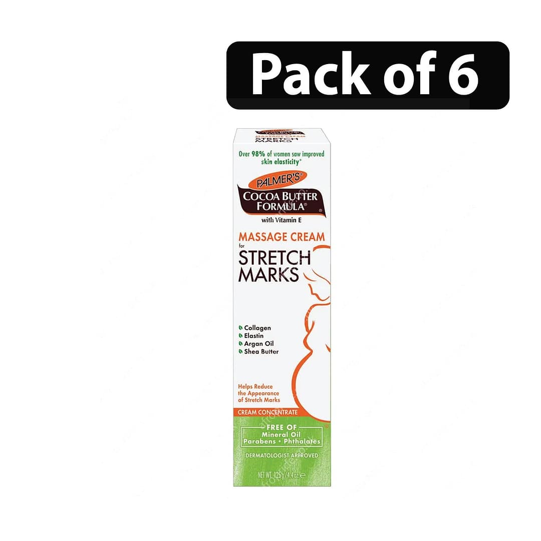 (Pack of 6) Palmer's Stretch Marks Massage Cream 4.4oz (Pack of 6) Palmer's Stretch Marks Massage Cream 4.4oz