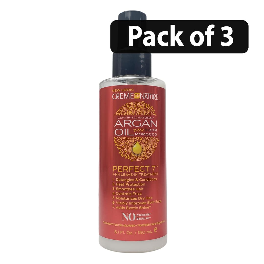 (Pack of 3) Creme of Nature 7-N-1Leave -IN Treatment 5.1oz (Pack of 3) Creme of Nature 7-N-1Leave -IN Treatment 5.1oz