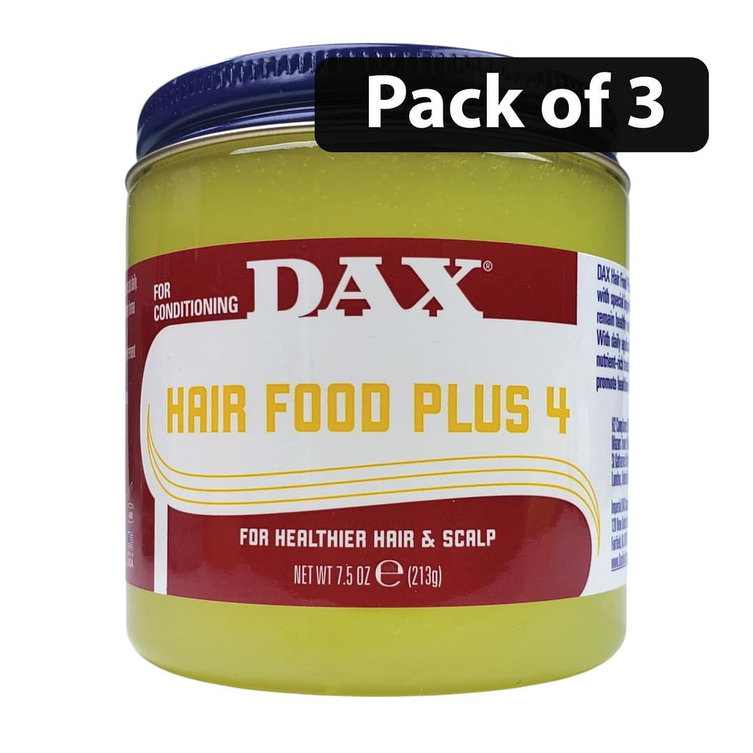 (Pack of 3) Dax Hair Food Plus4 7.5oz (Pack of 3) Dax Hair Food Plus4 7.5oz