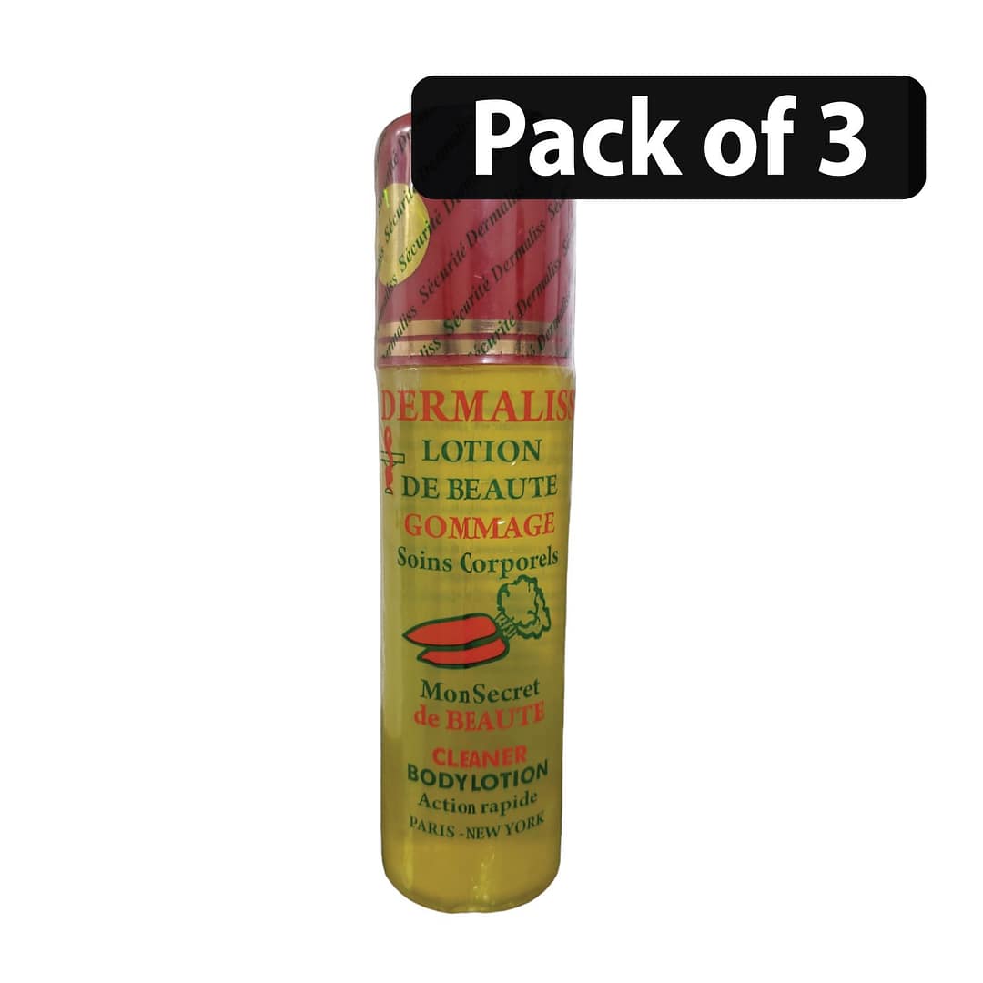 (Pack of 3) Dermaliss Cleaner Body Lotion Action Rapide 125ml (Pack of 3) Dermaliss Cleaner Body Lotion Action Rapide 125ml