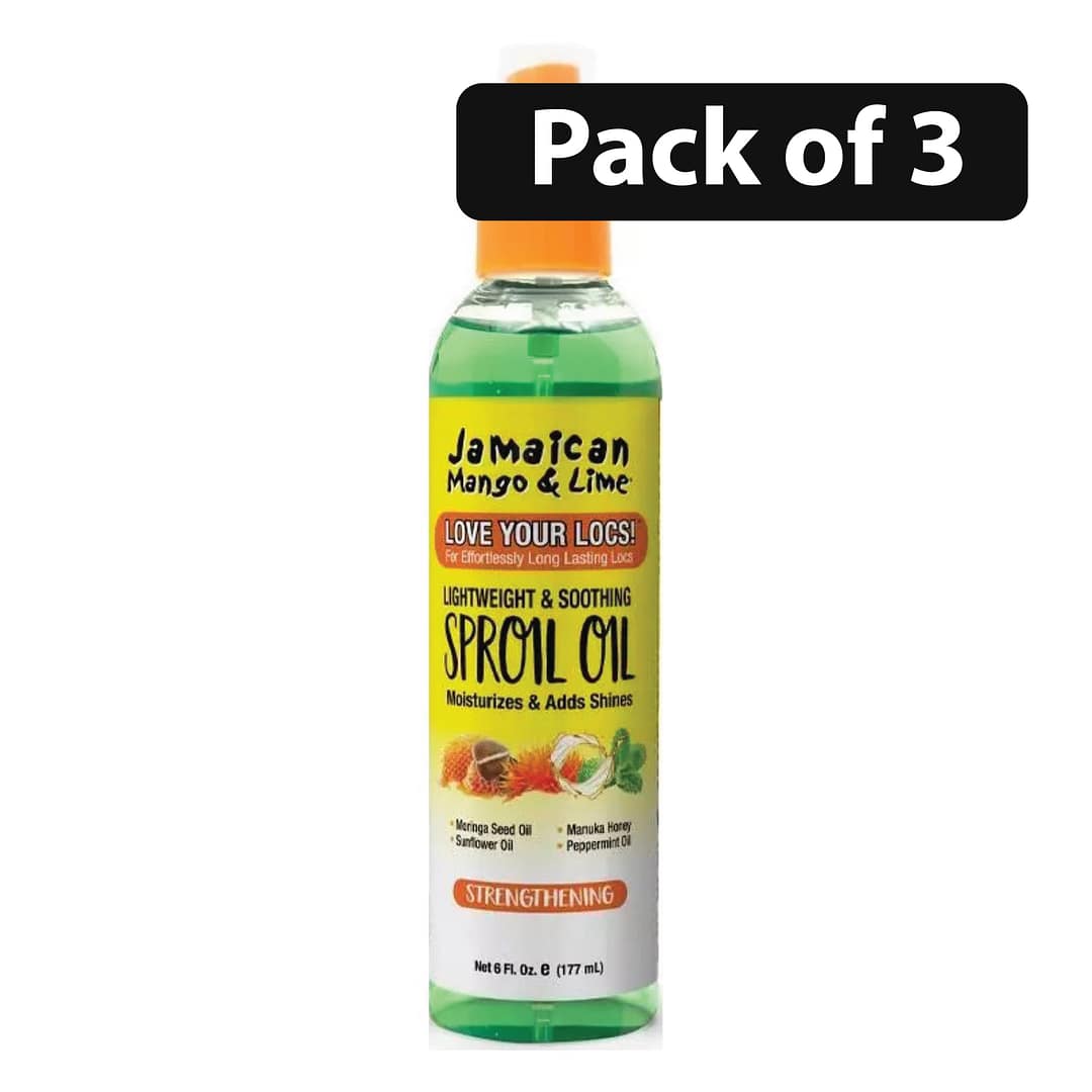 (Pack of 3) Jamaican Mango & Lime Sproil Spray Oil 6oz (Pack of 3) Jamaican Mango & Lime Sproil Spray Oil 6oz