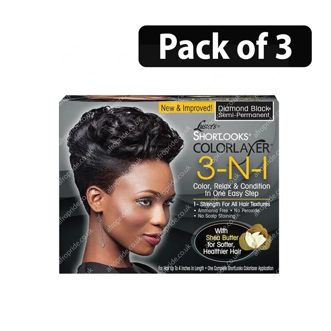 (Pack of 3) Luster's ShortLooks Colorlaxer 3-N-1 One Complete Application (Pack of 3) Luster's ShortLooks Colorlaxer 3-N-1 One Complete Application