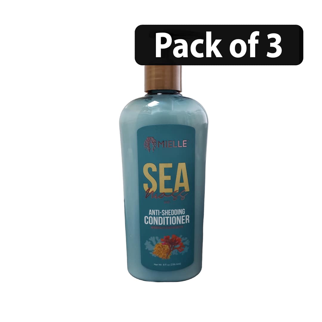 (Pack of 3) Mielle Sea Mass Anti-Shedding Conditioner 8fl.oz (Pack of 3) Mielle Sea Mass Anti-Shedding Conditioner 8fl.oz