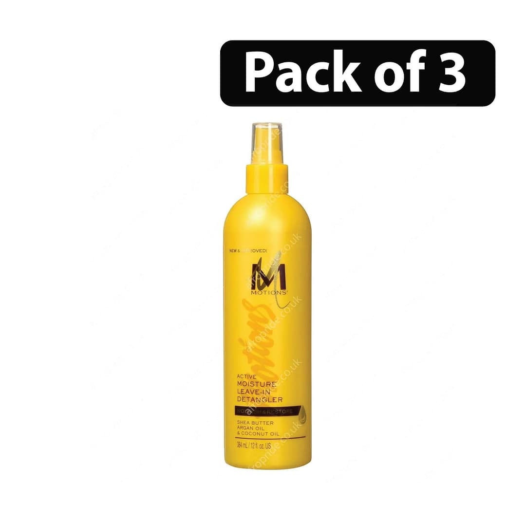 (Pack of 3) Motions Nourish & Restore Active Moisture Leave in Detangler 12oz (Pack of 3) Motions Nourish & Restore Active Moisture Leave in Detangler 12oz
