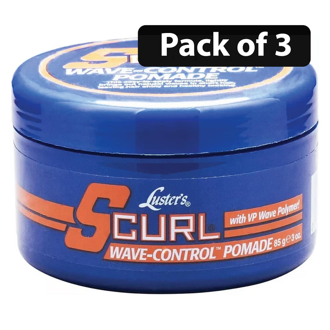 (Pack of 3) Scurl Wave Control Pomade 85g (Pack of 3) Scurl Wave Control Pomade 85g