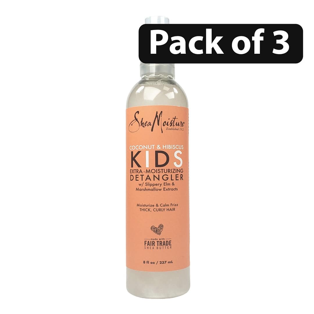 (Pack of 3) Shea Moisture Kids Extra Moisturizing Detangler 8fl.oz (Pack of 3) Shea Moisture Kids Extra Moisturizing Detangler 8fl.oz